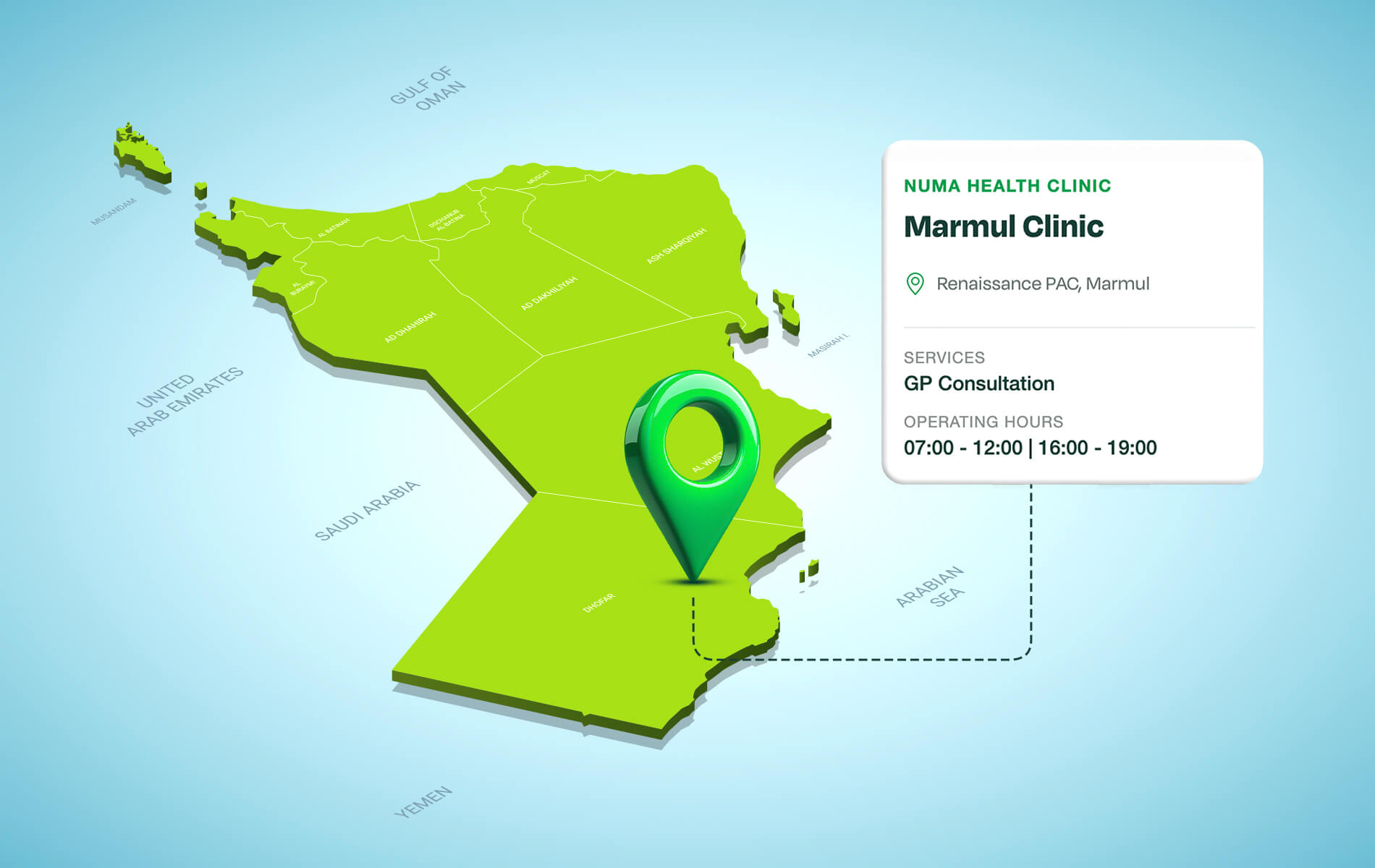 Numa health Clinic, Marmul